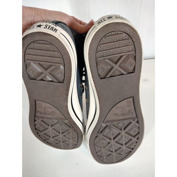 Converse Chuck Taylor All Star Dark Wash High-Top Sneakers M6.5W8.5 Adult - Picture 8 of 10